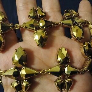 Gold J Crew Statement Necklace